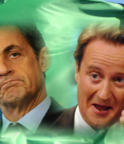 Sarkozy y Camerón supervisando Libia en el nombre del Club del Dragón