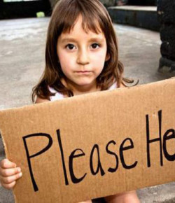 La cantidad de niños pobres aumento al 32% en los Estados Unidos