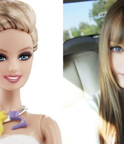 Una jovencita oriental  dice haber logrado convertirse en «Barbie» versión humana