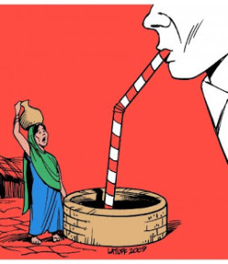Coca Cola está bebiéndose toda el agua del mundo