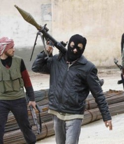 Rebeldes sirios se arman con ayuda de Estados Unidos