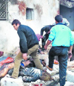 El viejo truco del atentado a la panadería: Ayer fue Bosnia, hoy Siria
