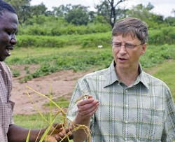 Bill y Melinda Gates meten sutilmente a Monsanto en África