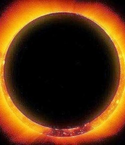 El sol se convertirá en un anillo de fuego en la luna nueva de Iyar.