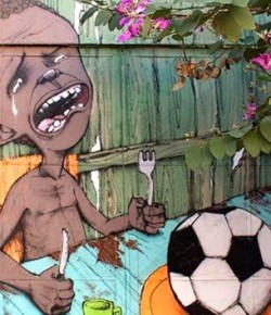 Brasil: Una imagen profética contra el Mundial de Fútbol