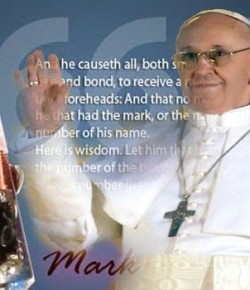 El papa Francisco asegura que el Chip RFID (la marca de la Bestia) es una bendición de Dios