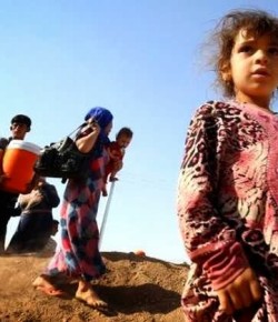 Las últimas 1.500 familias cristianas de Mosul parten para el exilio.