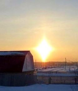 Señal inequívoca en el cielo: Un Día con tres Soles en Mongolia