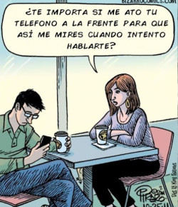 Con un Celular en la Frente… forma nueva de comunicarte con tu pareja nomofóbica