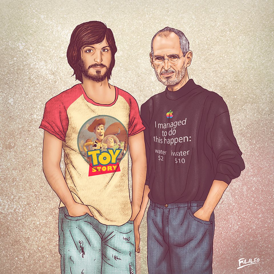 Steve Jobs art Fulaleo