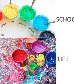 Diferencia entre la Escuela y la Vida.